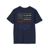 Never Waver Always Back Our First Responders Unisex Soft style T-Shirt - Never Waver
