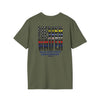 Never Waver Always Back Our First Responders Unisex Soft style T-Shirt - Never Waver