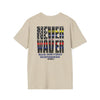 Never Waver Always Back Our First Responders Unisex Soft style T-Shirt - Never Waver
