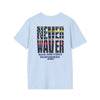 Never Waver Always Back Our First Responders Unisex Soft style T-Shirt - Never Waver