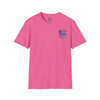Never Waver Back The Blue  Unisex Softstyle T-Shirt - Never Waver