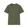 Never Waver Back The Blue  Unisex Softstyle T-Shirt - Never Waver