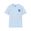 Never Waver Back The Blue  Unisex Softstyle T-Shirt - Never Waver