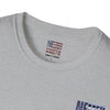 Never Waver Back The Blue  Unisex Softstyle T-Shirt - Never Waver