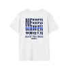 Never Waver Back The Blue  Unisex Softstyle T-Shirt - Never Waver