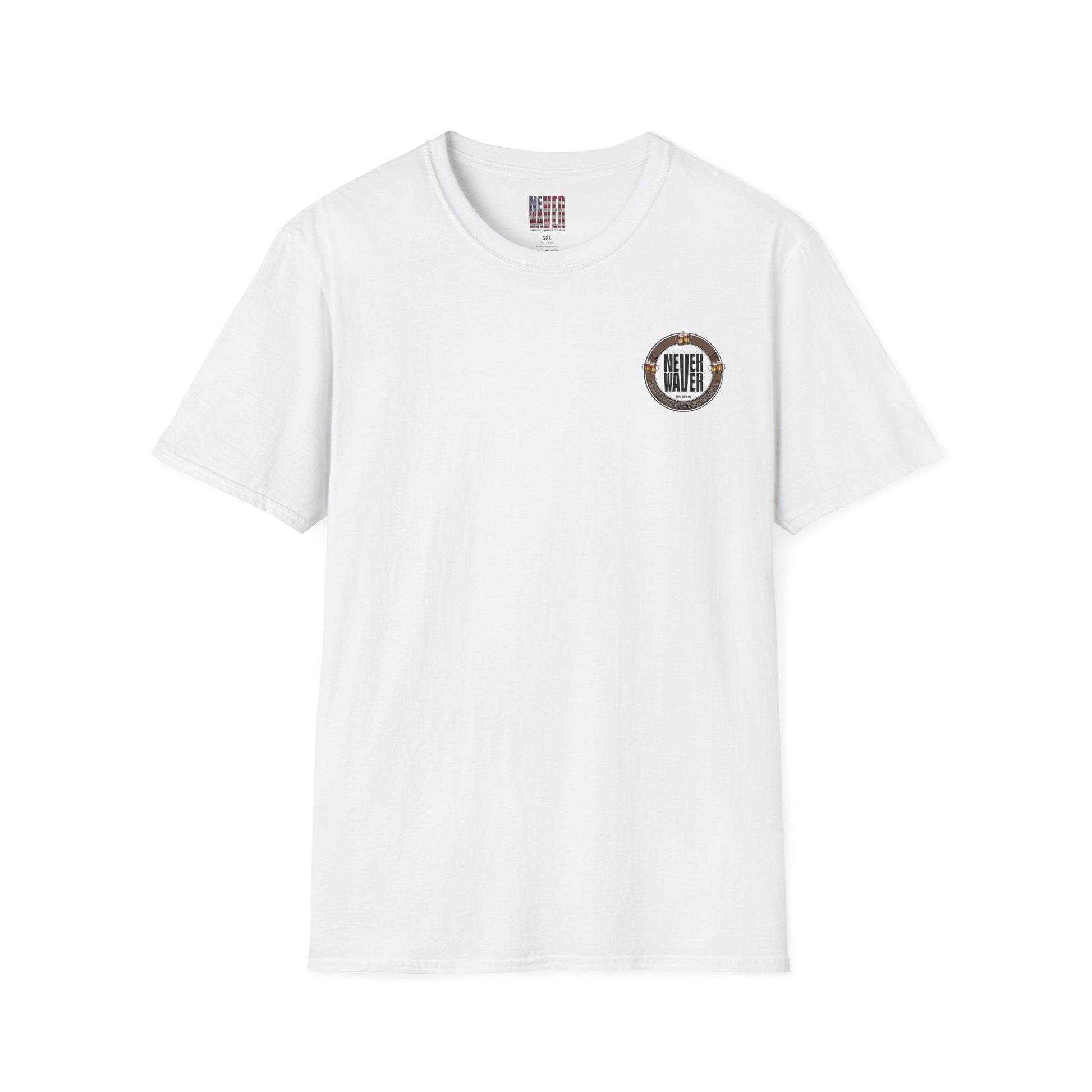 Never Waver Beer Is cheaper Than Therapy  Unisex Soft style T-Shirt - Never Waver
