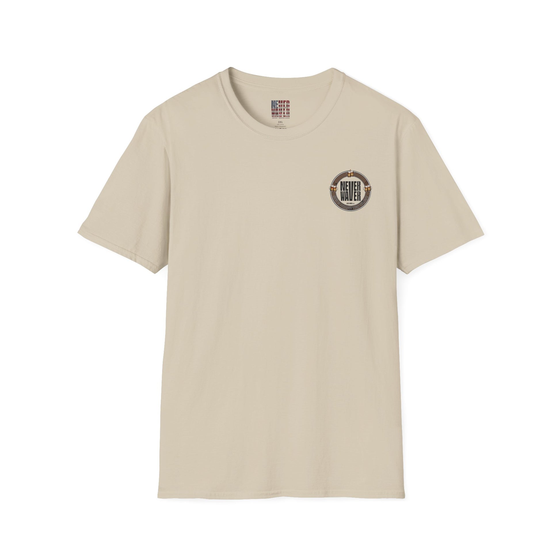 Never Waver Beer Is cheaper Than Therapy  Unisex Soft style T-Shirt - Never Waver