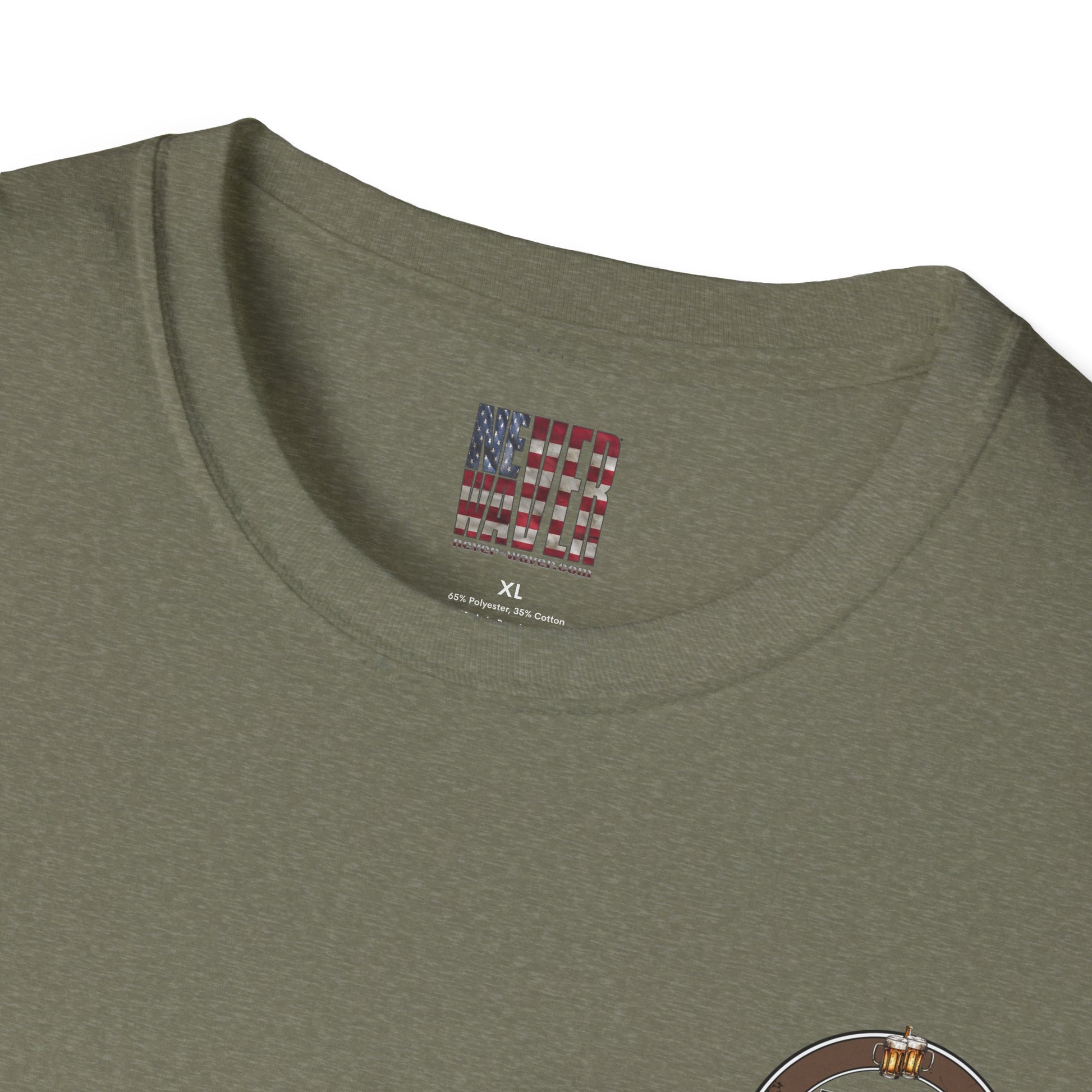 Never Waver Beer Is cheaper Than Therapy  Unisex Soft style T-Shirt - Never Waver