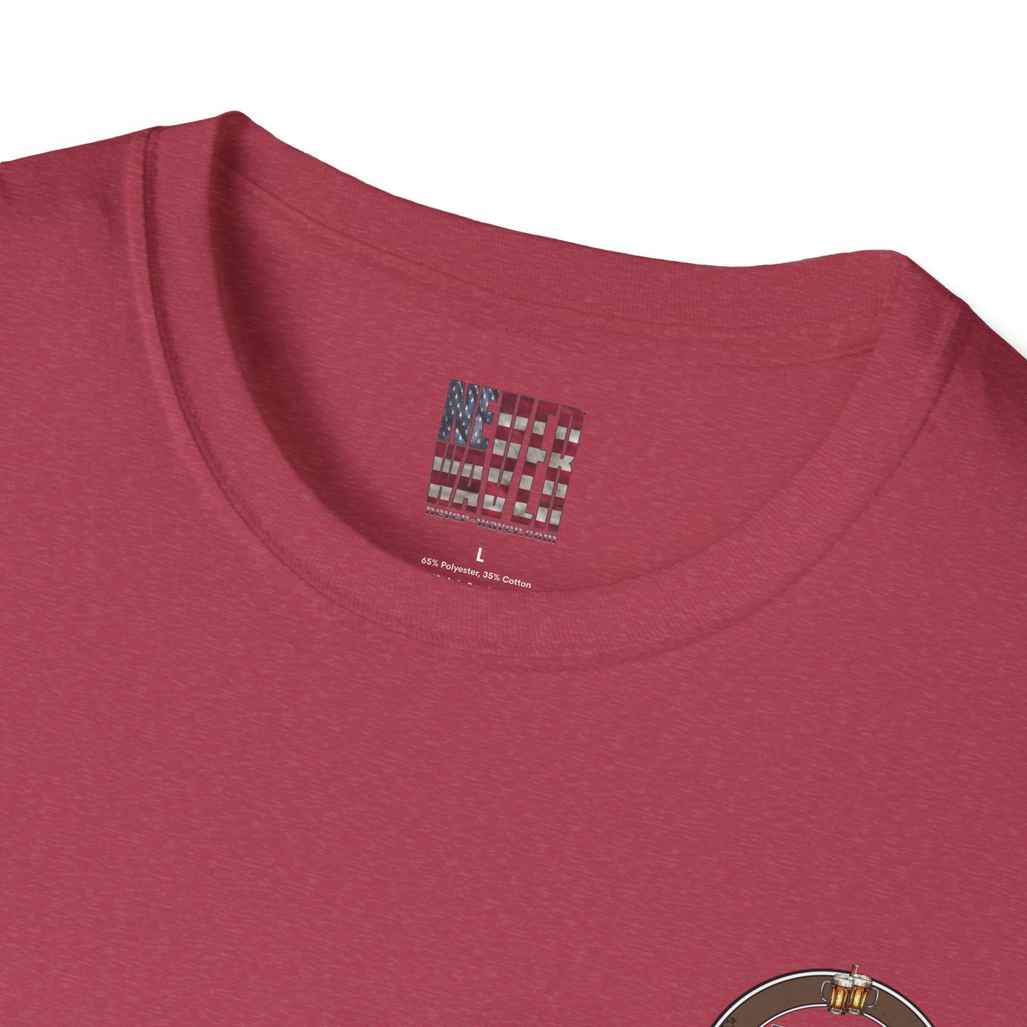 Never Waver Beer Is cheaper Than Therapy  Unisex Soft style T-Shirt - Never Waver