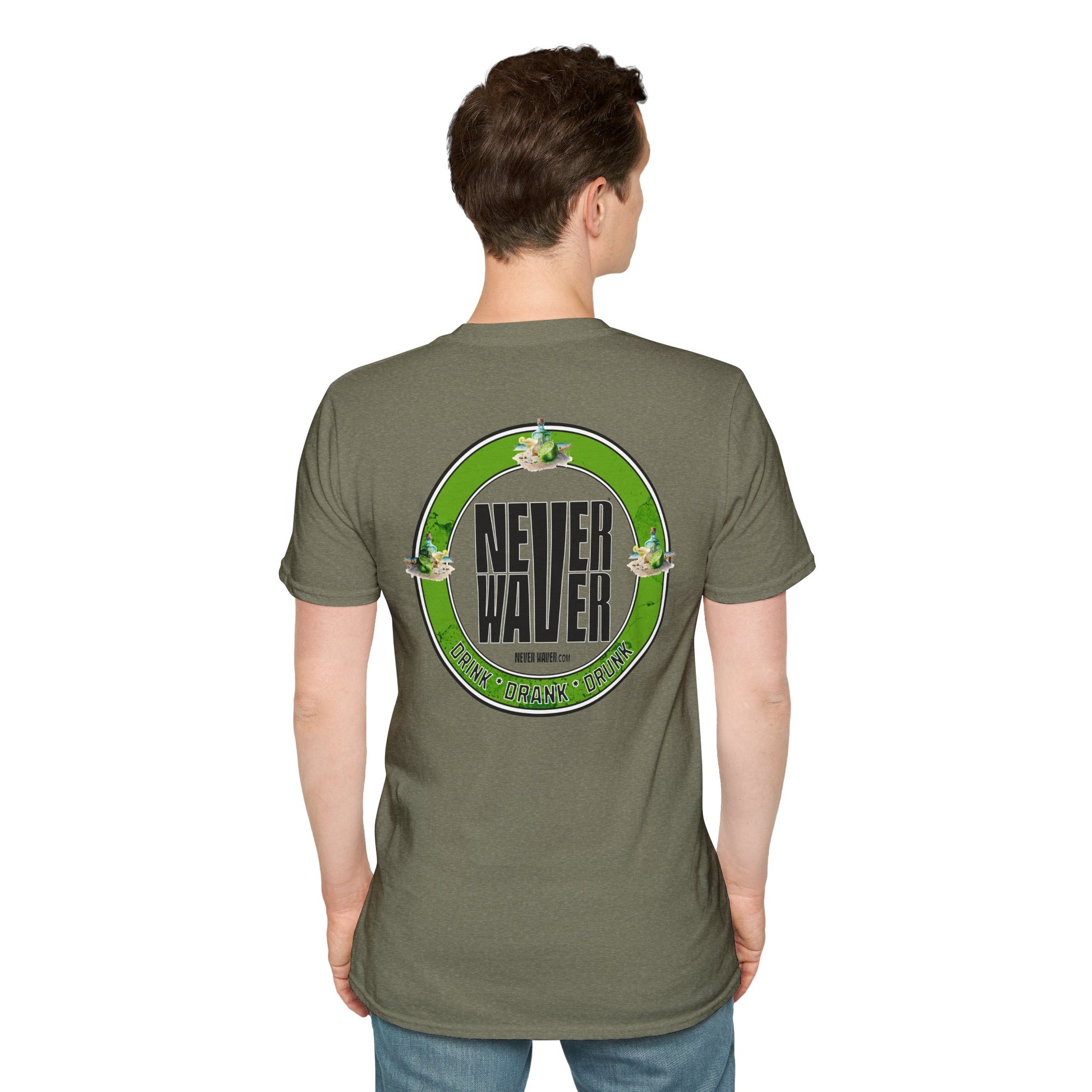 Never Waver Drink Drank Drunk Unisex Soft style T-Shirt - Never Waver