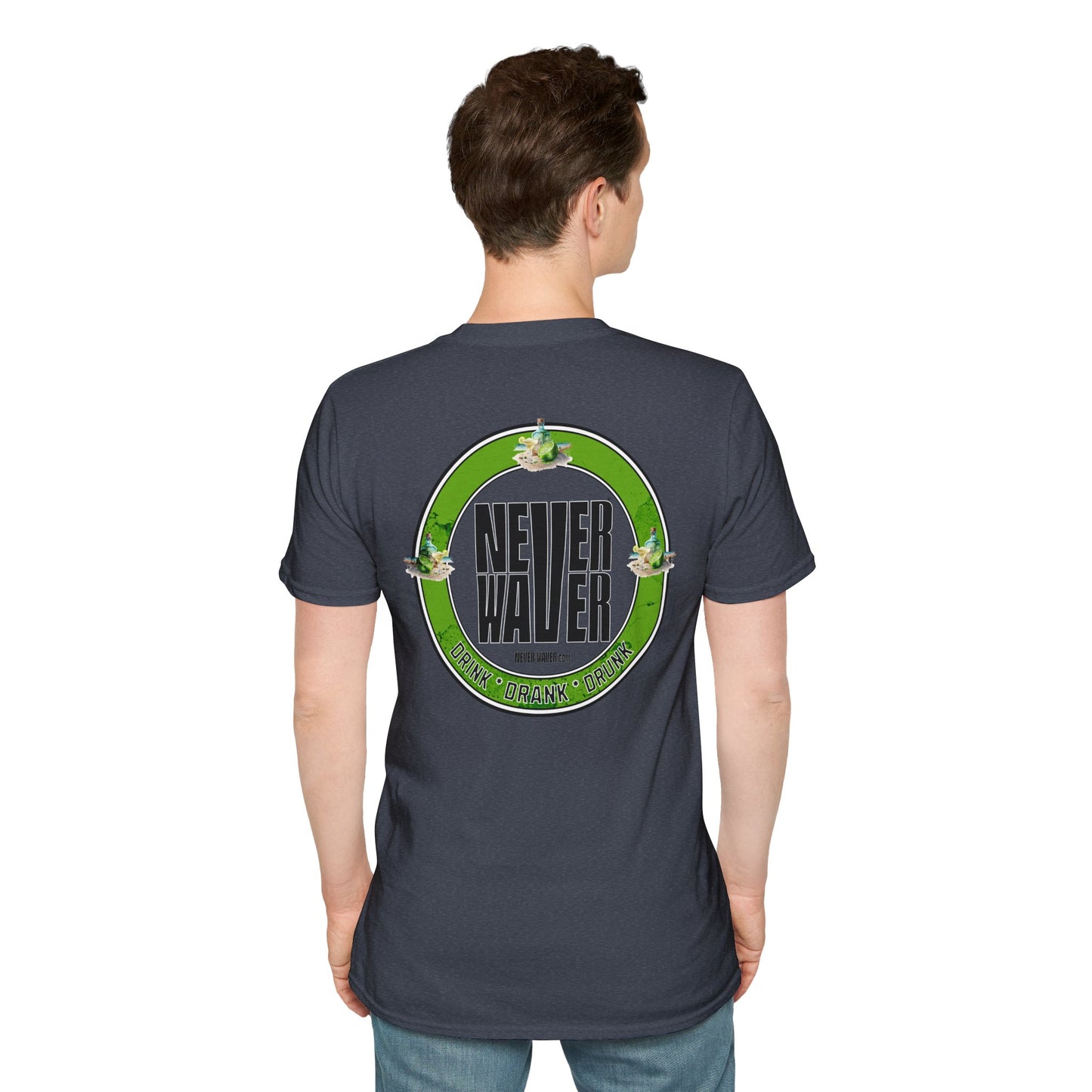 Never Waver Drink Drank Drunk Unisex Soft style T-Shirt - Never Waver