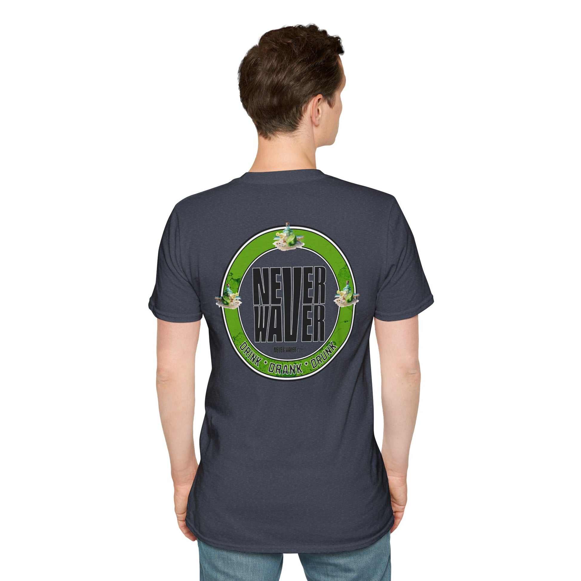 Never Waver Drink Drank Drunk Unisex Soft style T-Shirt - Never Waver