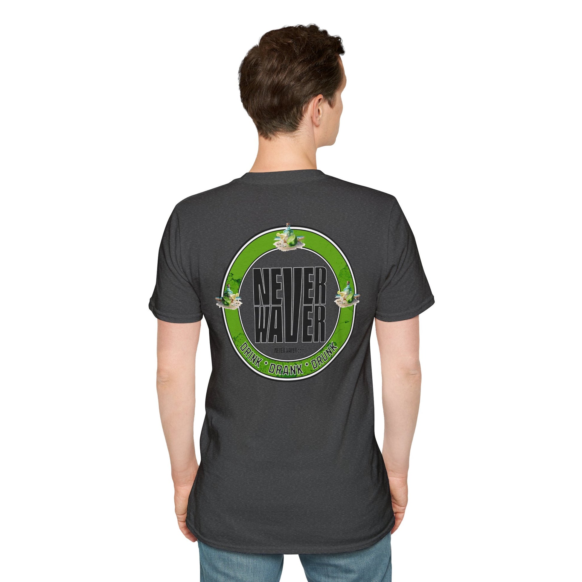 Never Waver Drink Drank Drunk Unisex Soft style T-Shirt - Never Waver