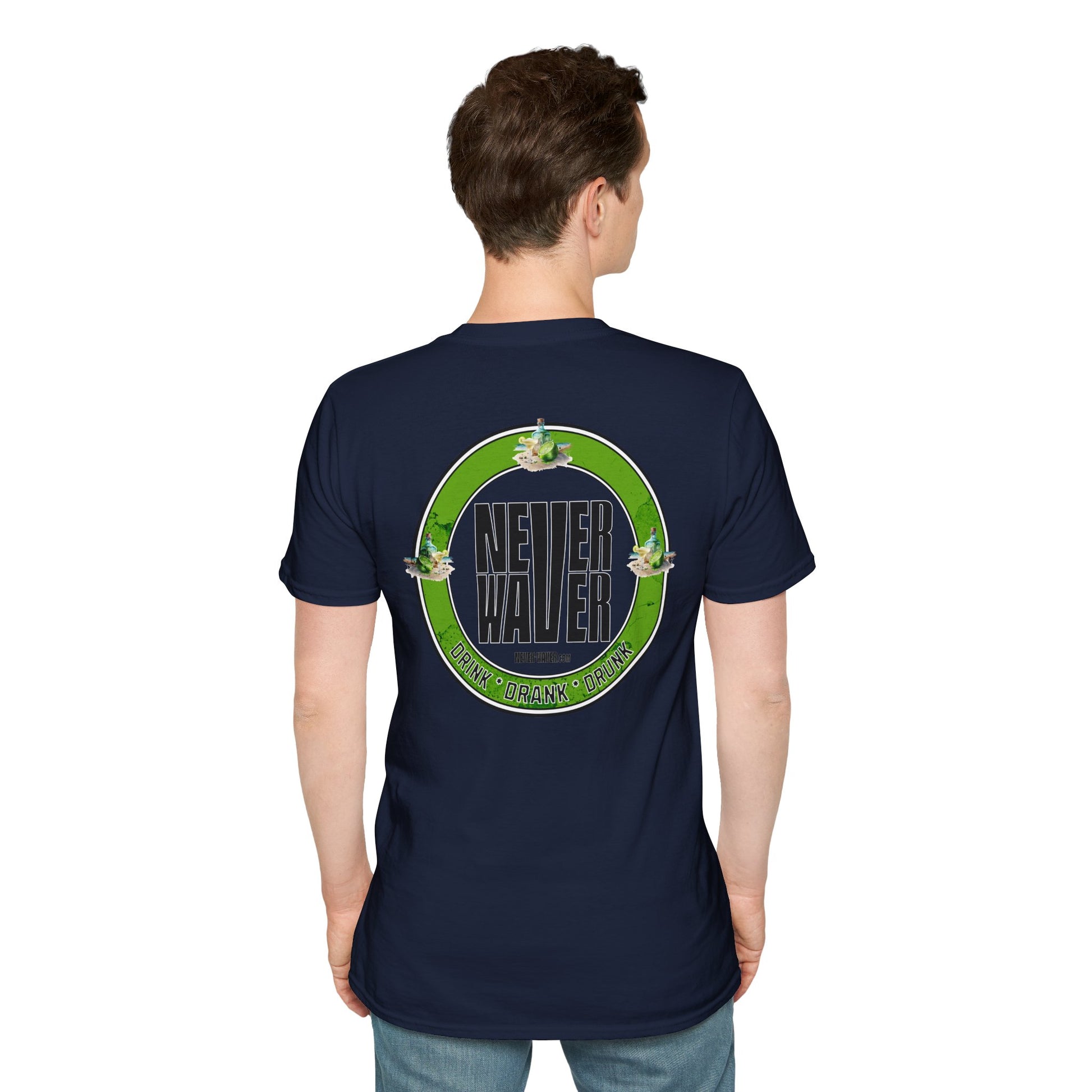 Never Waver Drink Drank Drunk Unisex Soft style T-Shirt - Never Waver
