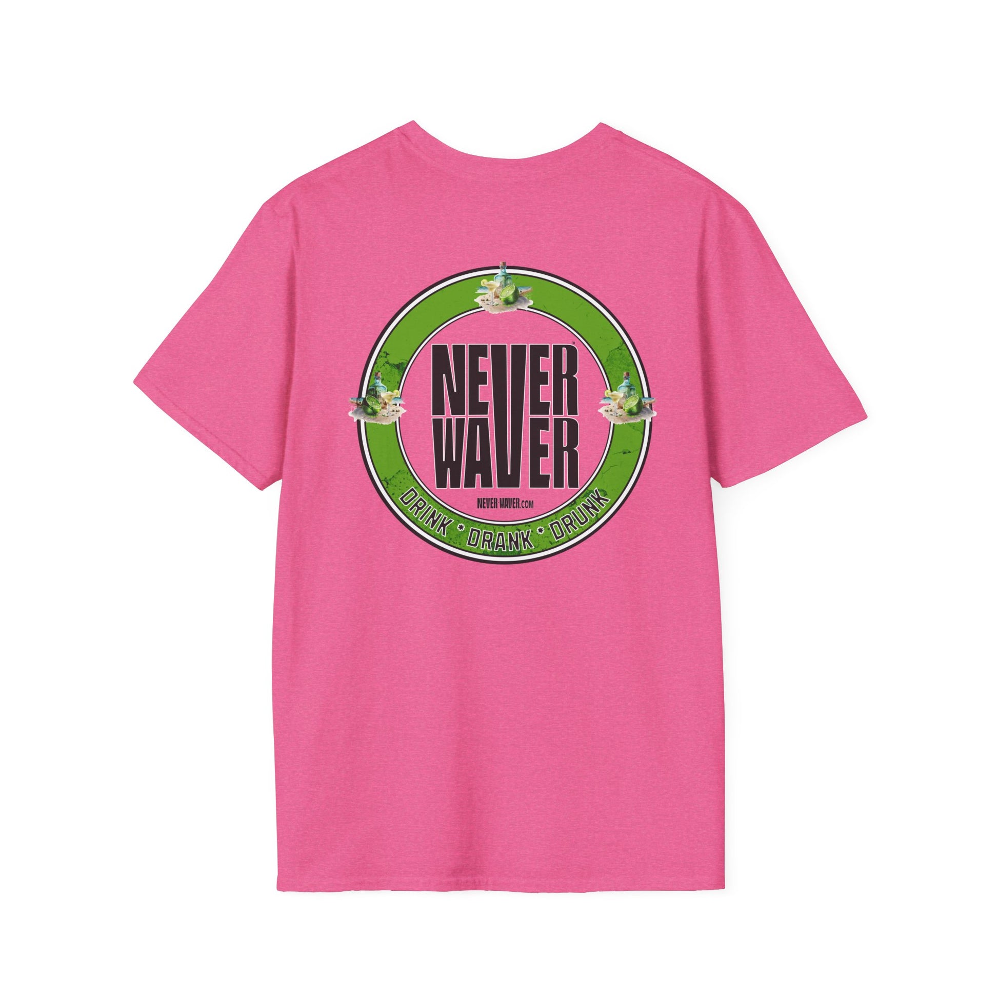 Never Waver Drink Drank Drunk Unisex Soft style T-Shirt - Never Waver