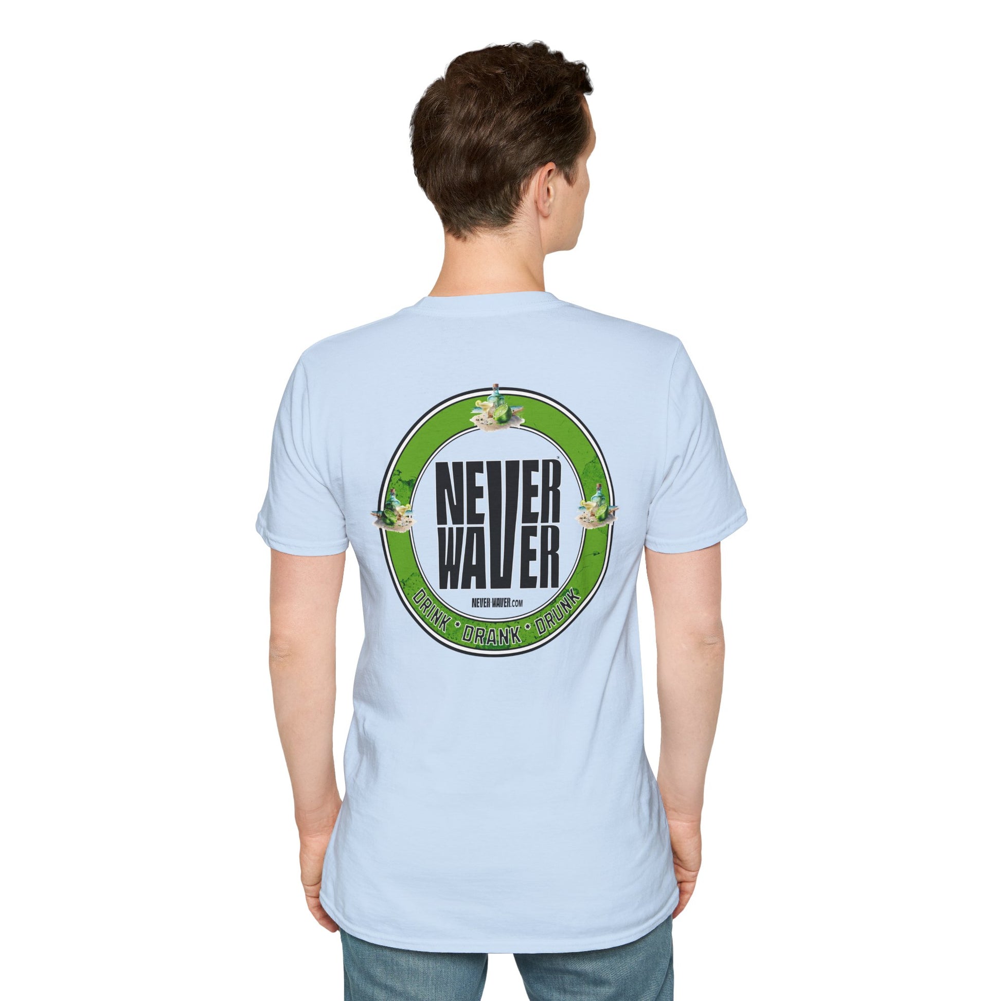 Never Waver Drink Drank Drunk Unisex Soft style T-Shirt - Never Waver