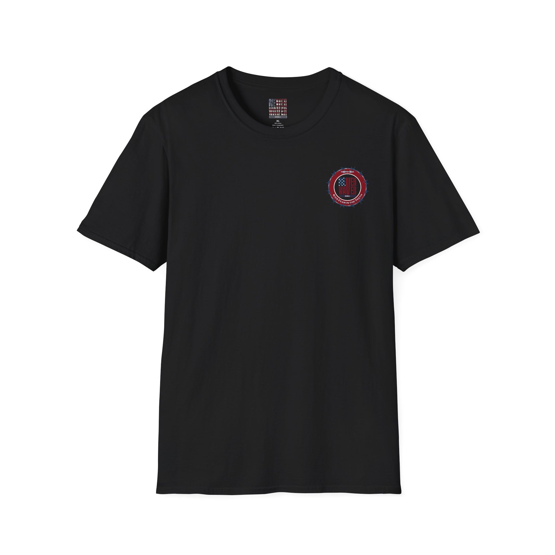 NEVER WAVER KICK FEAR IN THE TEETH Unisex Softstyle T-Shirt - Never Waver