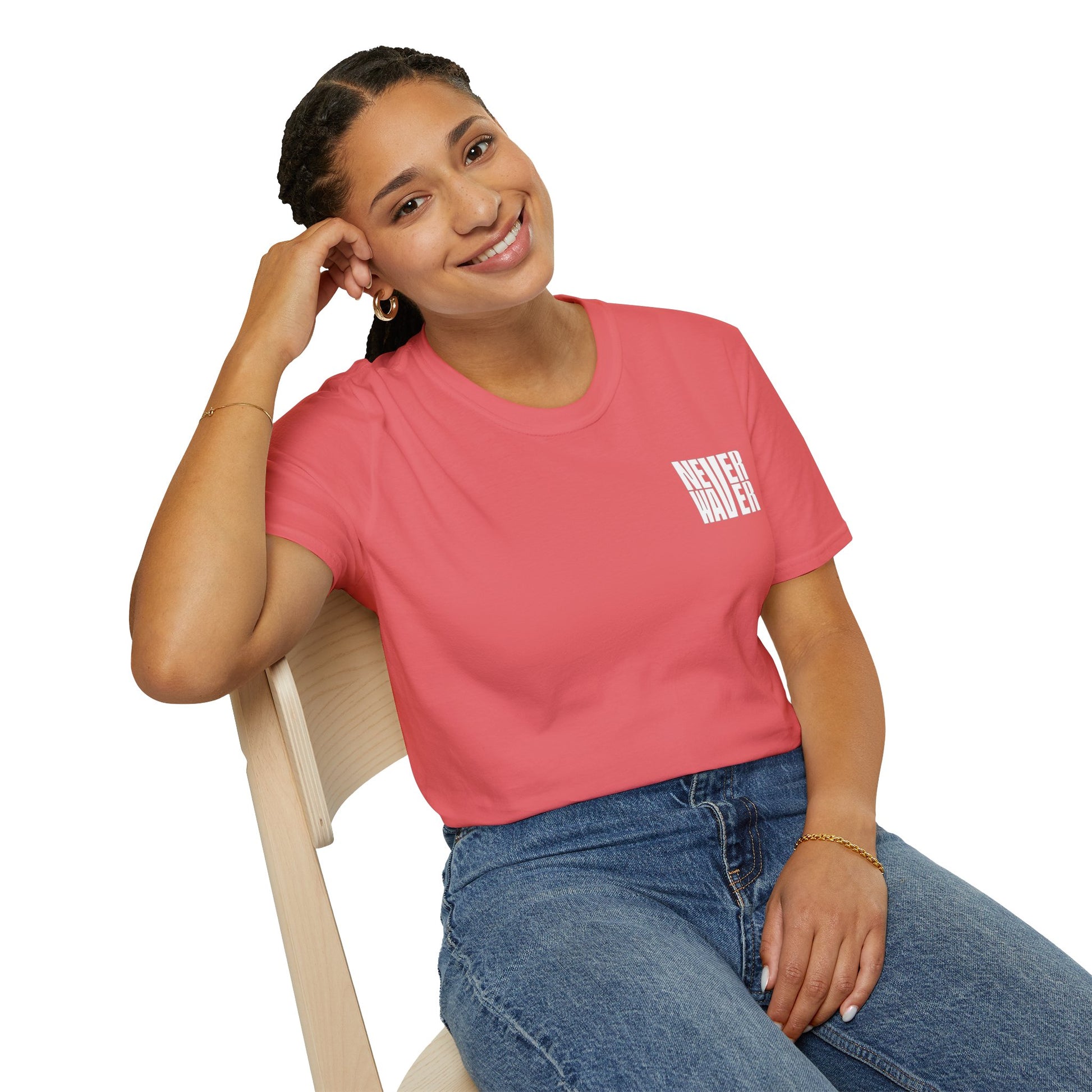 Never Waver Skate or Die Unisex Softstyle T-Shirt - Never Waver