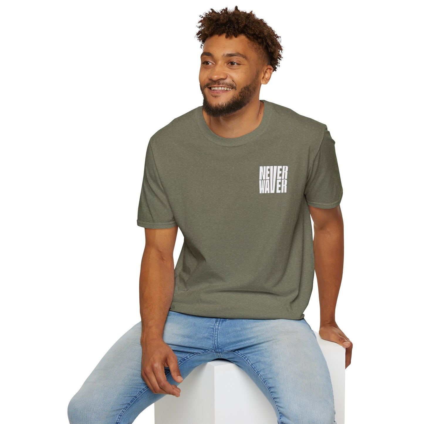 Never Waver Skate or Die Unisex Softstyle T-Shirt - Never Waver