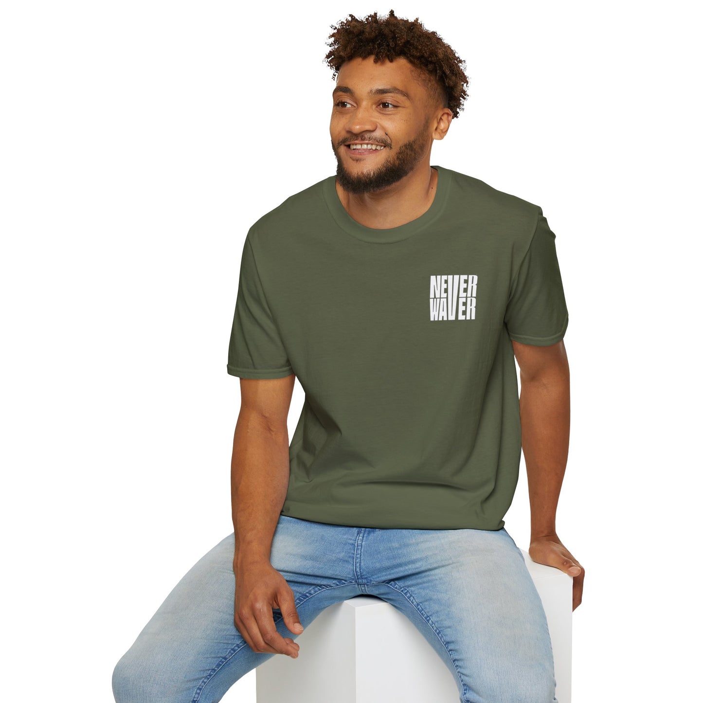 Never Waver Skate or Die Unisex Softstyle T-Shirt - Never Waver