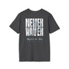 Never Waver Skate or Die Unisex Softstyle T-Shirt - Never Waver