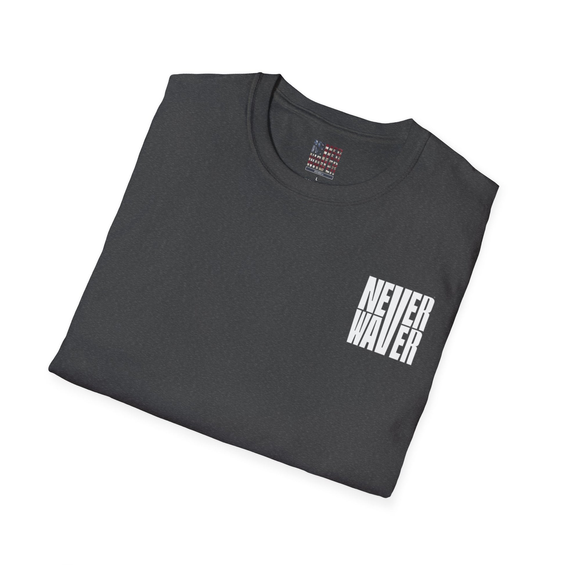 Never Waver Skate or Die Unisex Softstyle T-Shirt - Never Waver