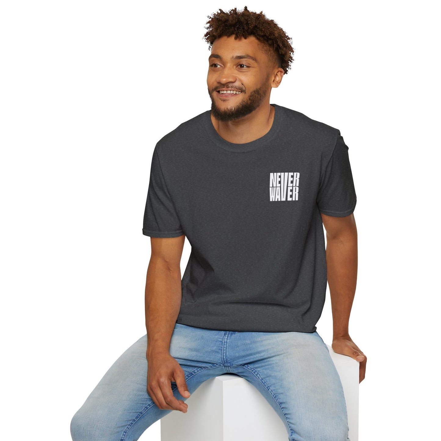 Never Waver Skate or Die Unisex Softstyle T-Shirt - Never Waver