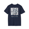 Never Waver Skate or Die Unisex Softstyle T-Shirt - Never Waver