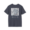 Never Waver Skate or Die Unisex Softstyle T-Shirt - Never Waver