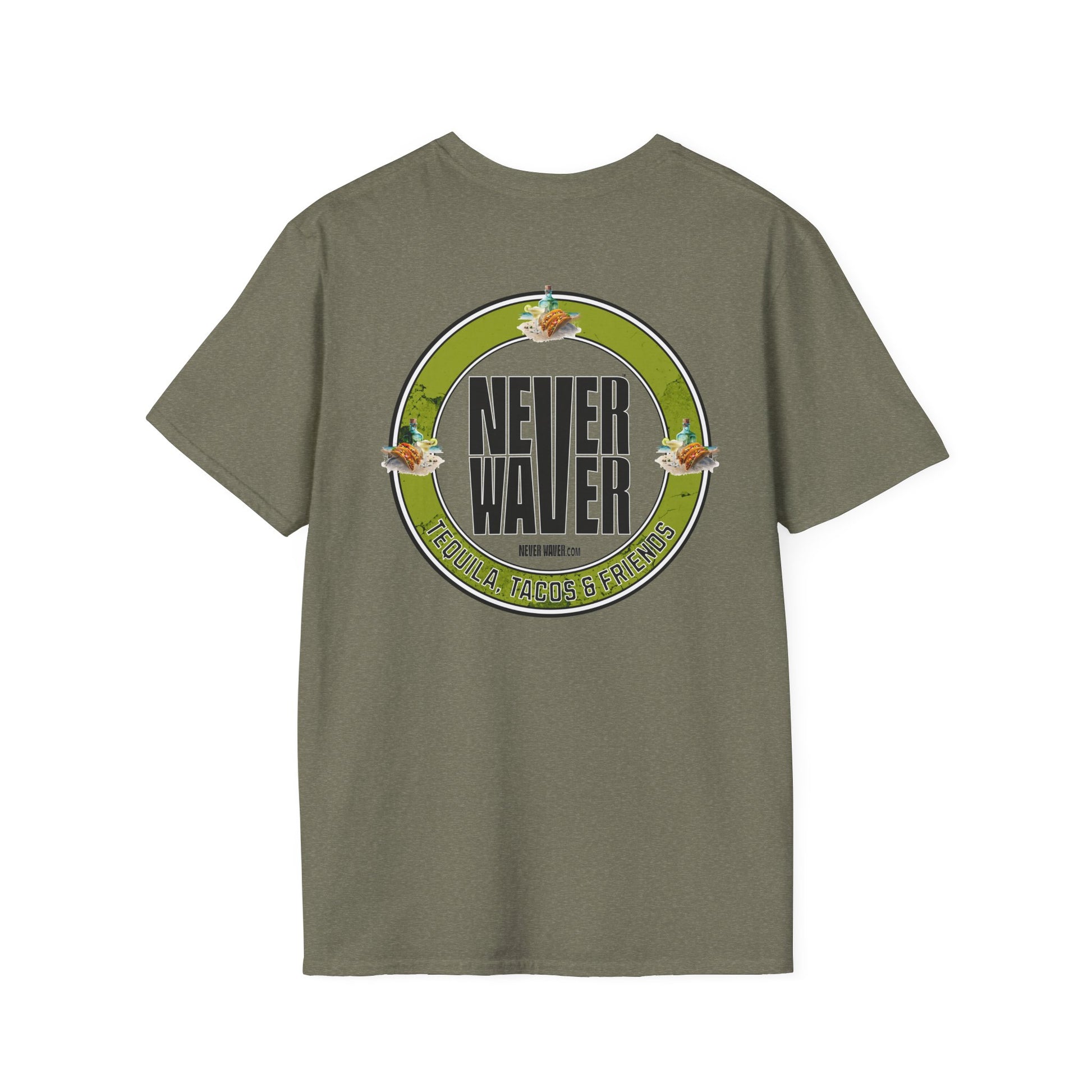 Never Waver Tequila, Tacos, And Friends Unisex Soft style T-Shirt - Never Waver