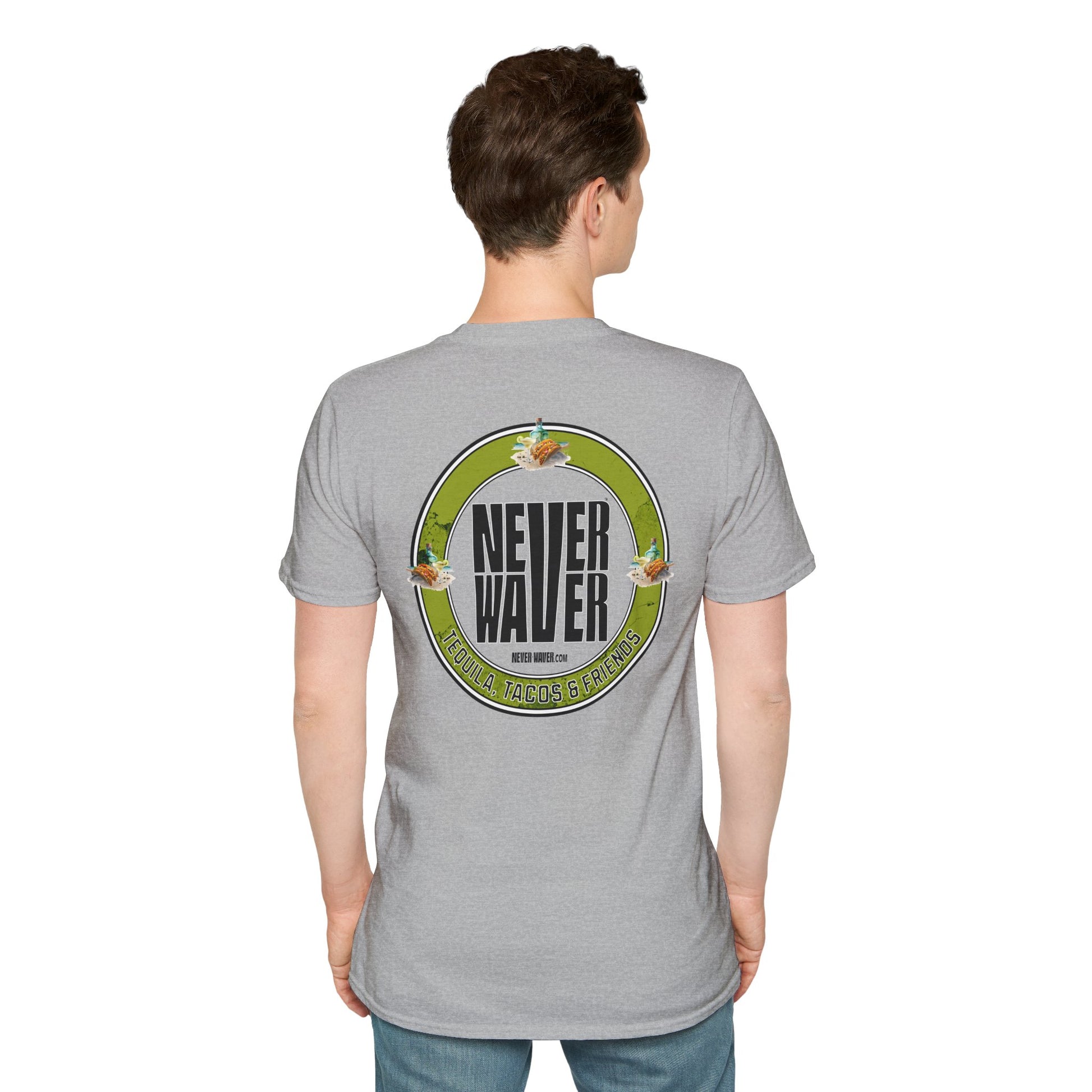 Never Waver Tequila, Tacos, And Friends Unisex Soft style T-Shirt - Never Waver