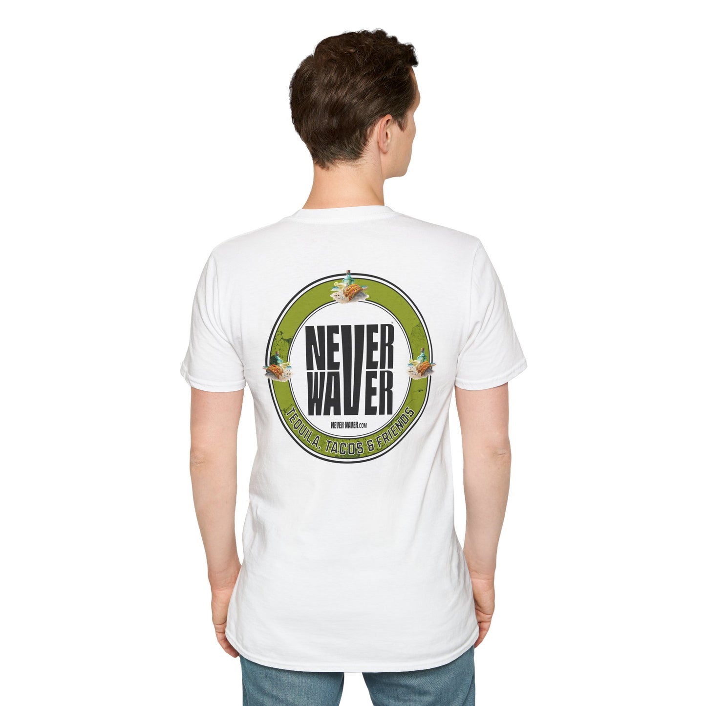 Never Waver Tequila, Tacos, And Friends Unisex Soft style T-Shirt - Never Waver