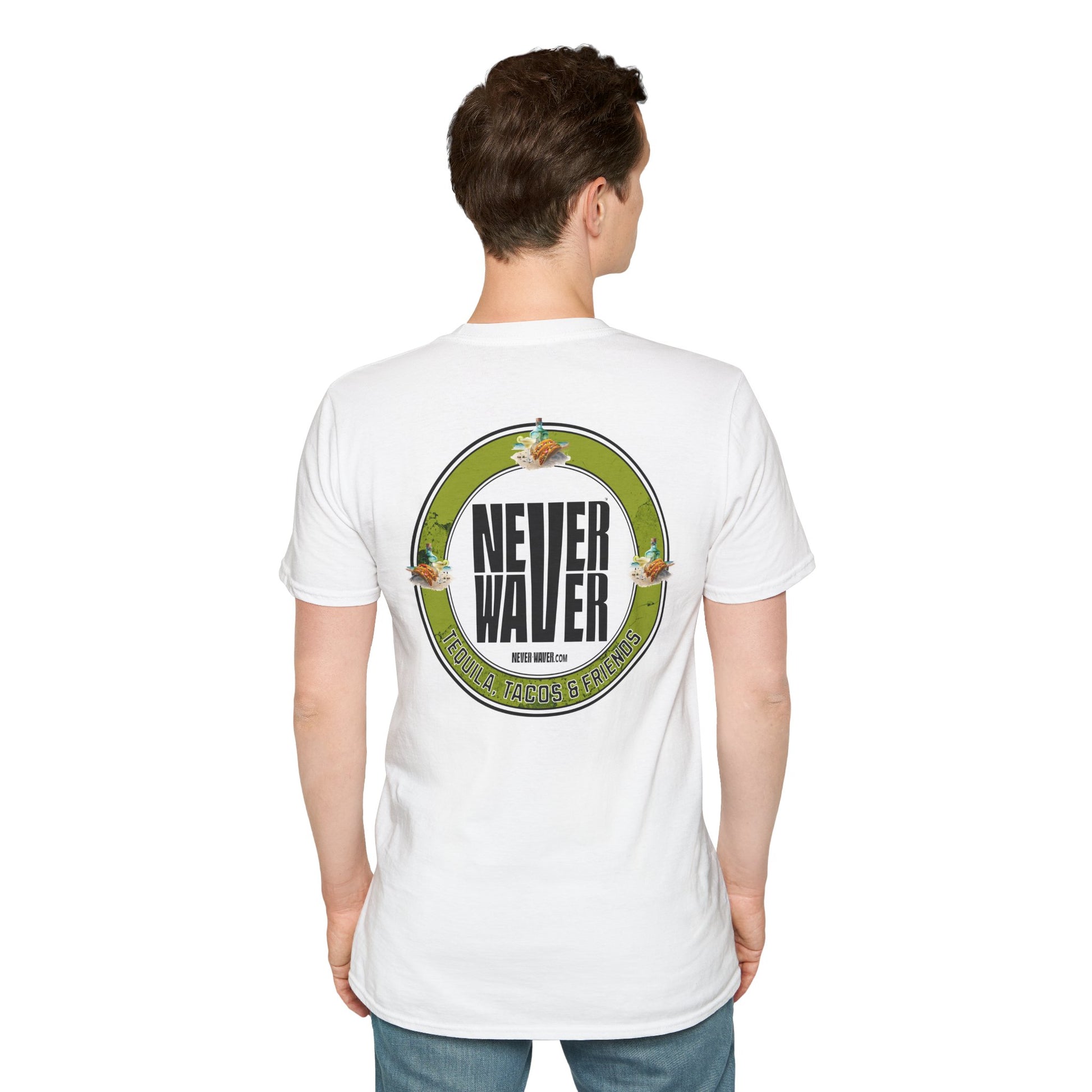 Never Waver Tequila, Tacos, And Friends Unisex Soft style T-Shirt - Never Waver