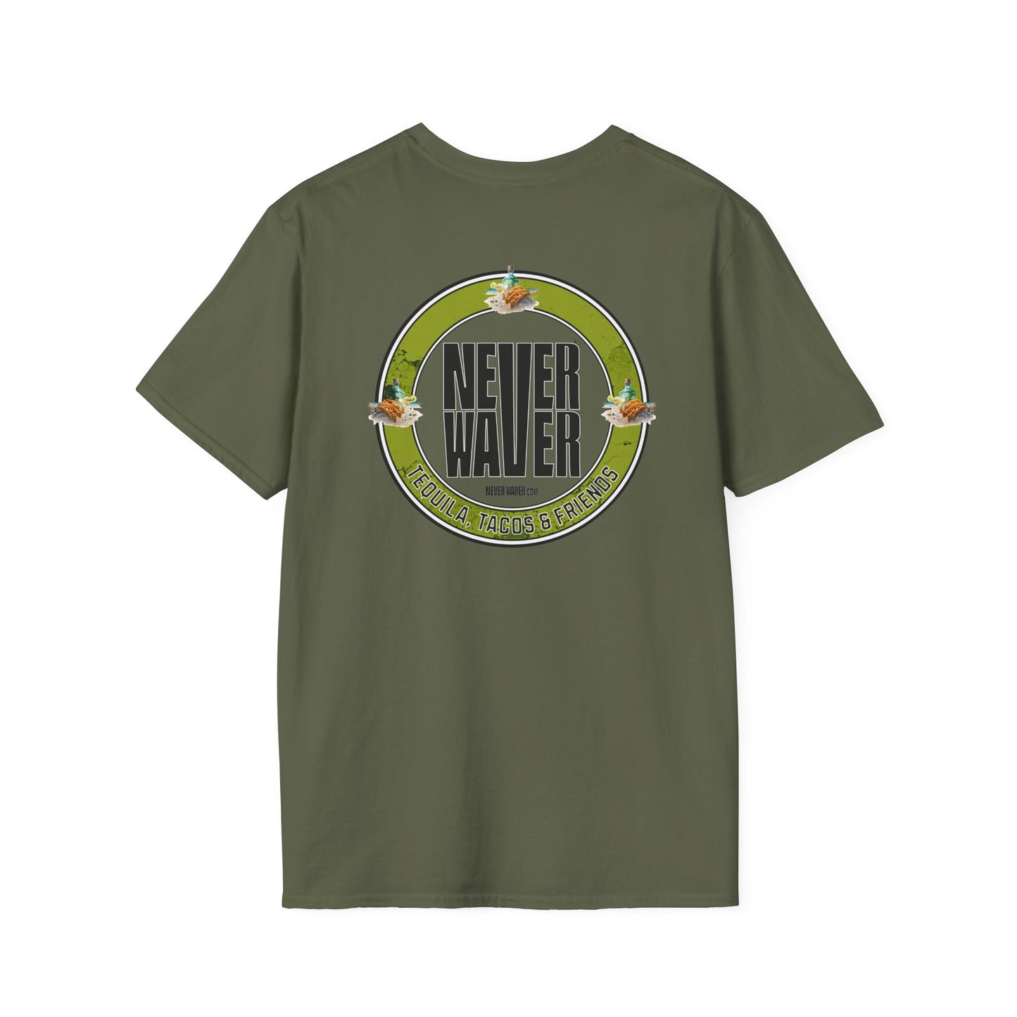 Never Waver Tequila, Tacos, And Friends Unisex Soft style T-Shirt - Never Waver
