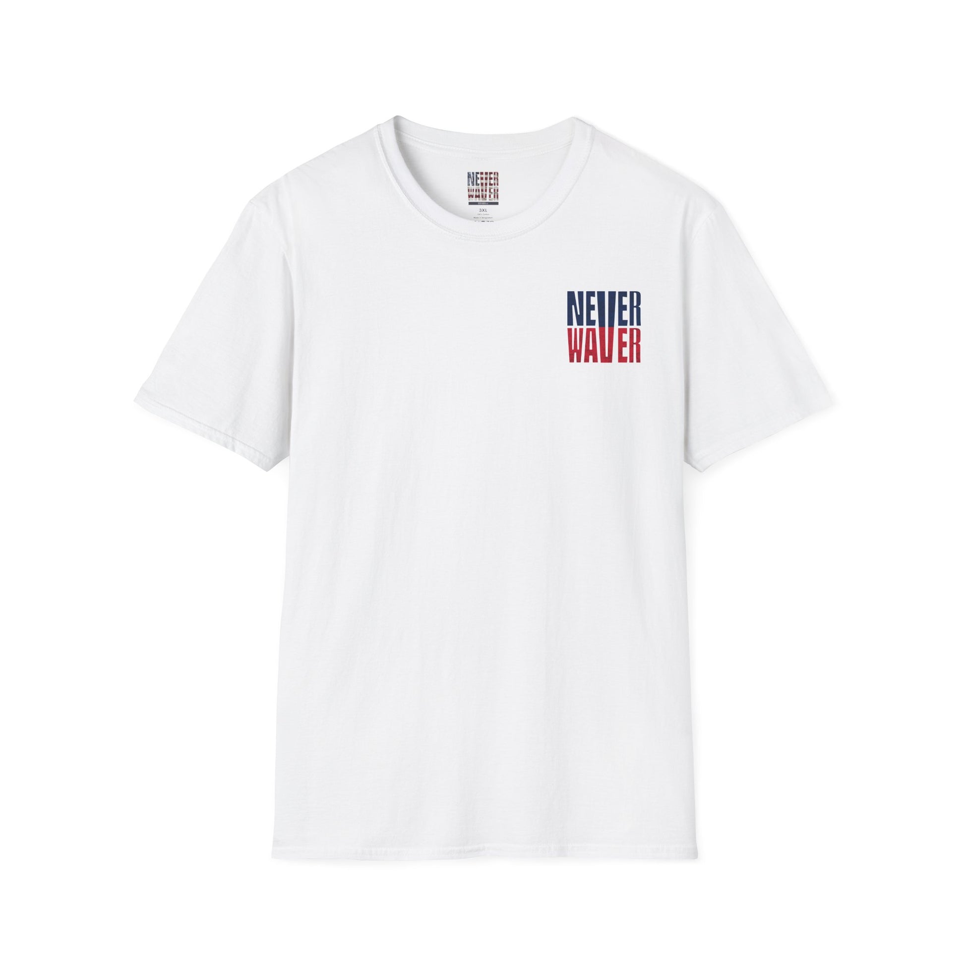 New England Fans Never Waver Unisex Softstyle T-Shirt - Never Waver
