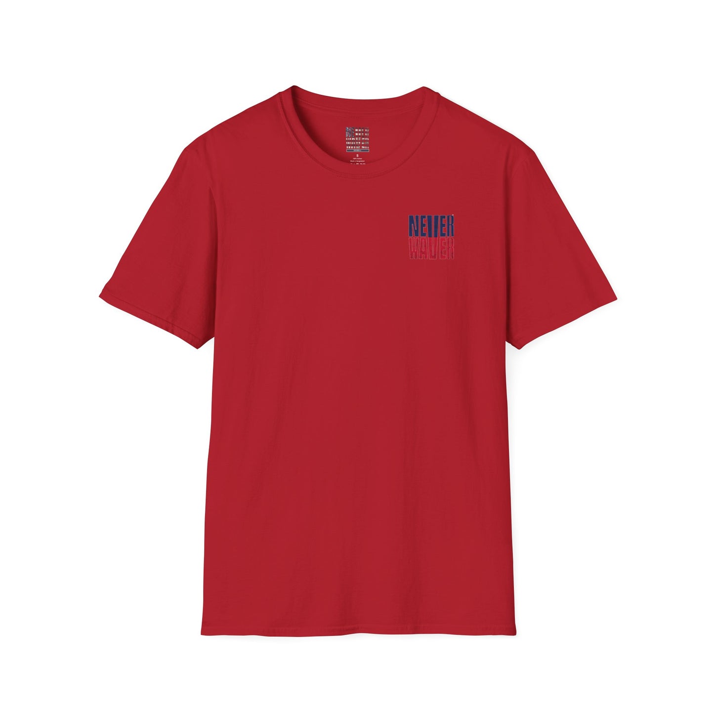 New England Fans Never Waver Unisex Softstyle T-Shirt - Never Waver