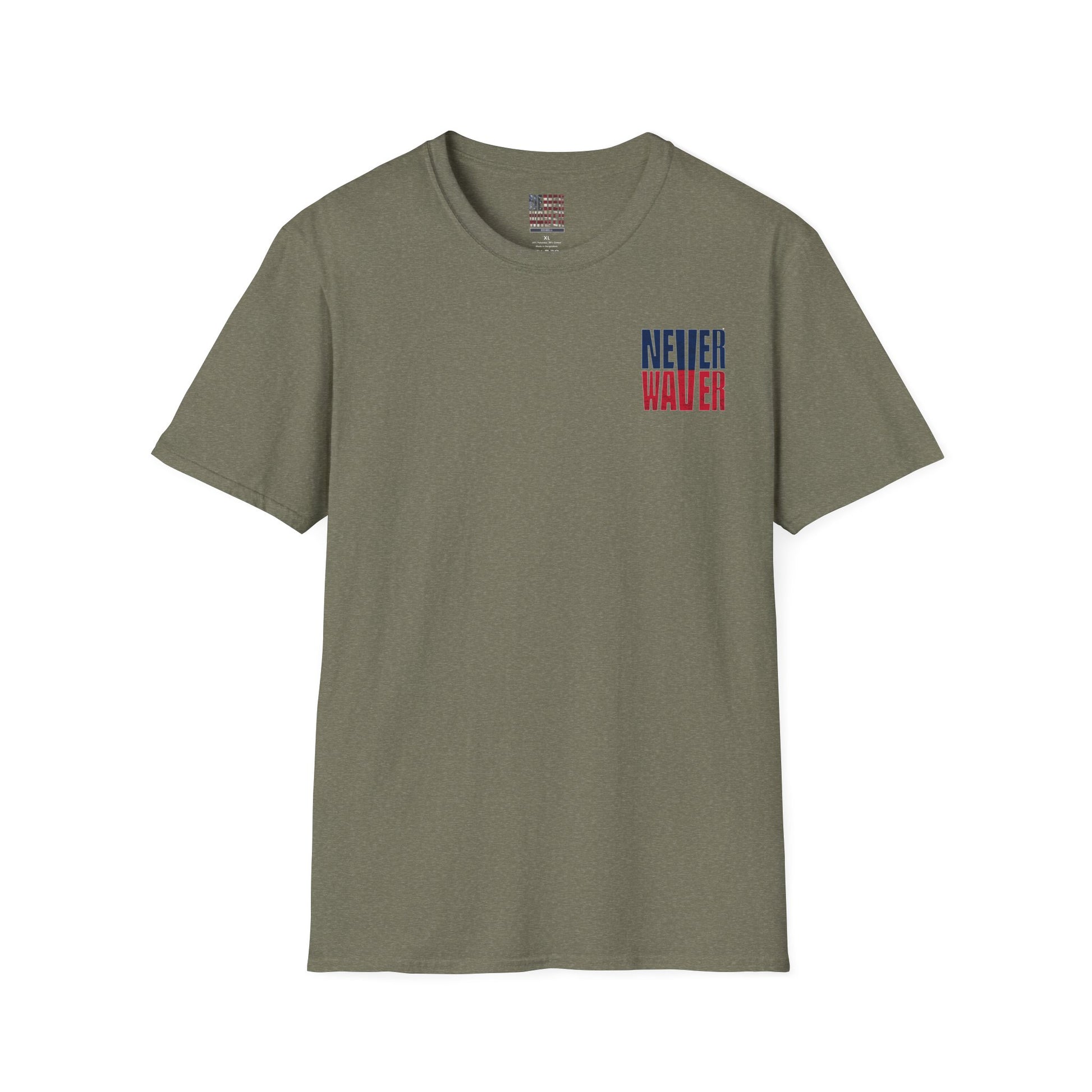 New England Fans Never Waver Unisex Softstyle T-Shirt - Never Waver