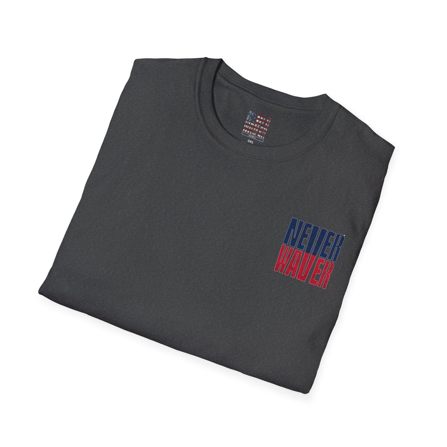 New England Fans Never Waver Unisex Softstyle T-Shirt - Never Waver