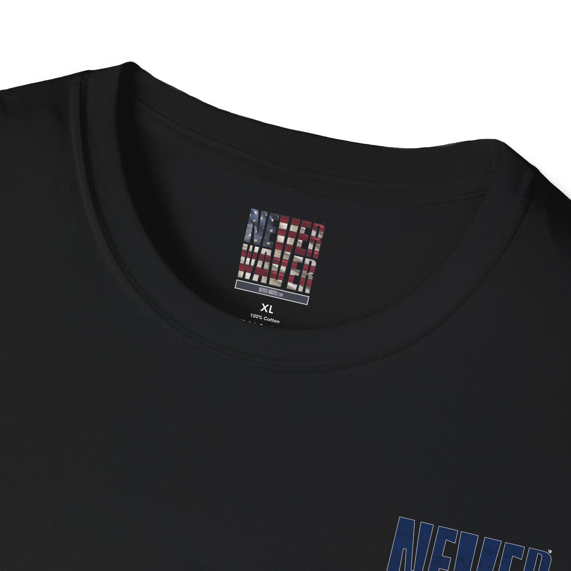 New England Fans Never Waver Unisex Softstyle T-Shirt - Never Waver