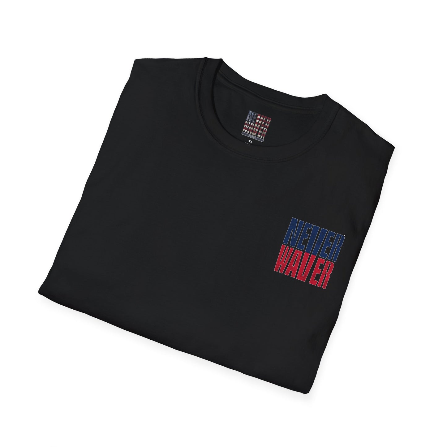 New England Fans Never Waver Unisex Softstyle T-Shirt - Never Waver