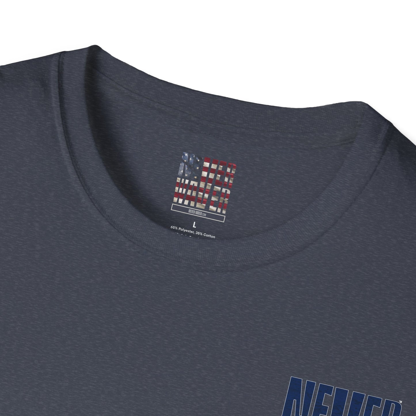 New England Fans Never Waver Unisex Softstyle T-Shirt - Never Waver