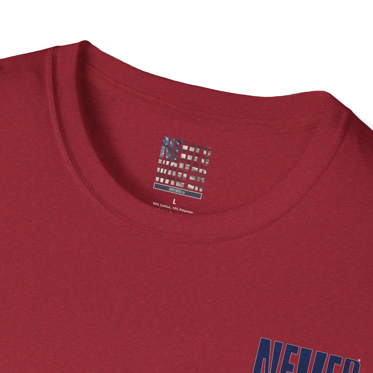New England Fans Never Waver Unisex Softstyle T-Shirt - Never Waver