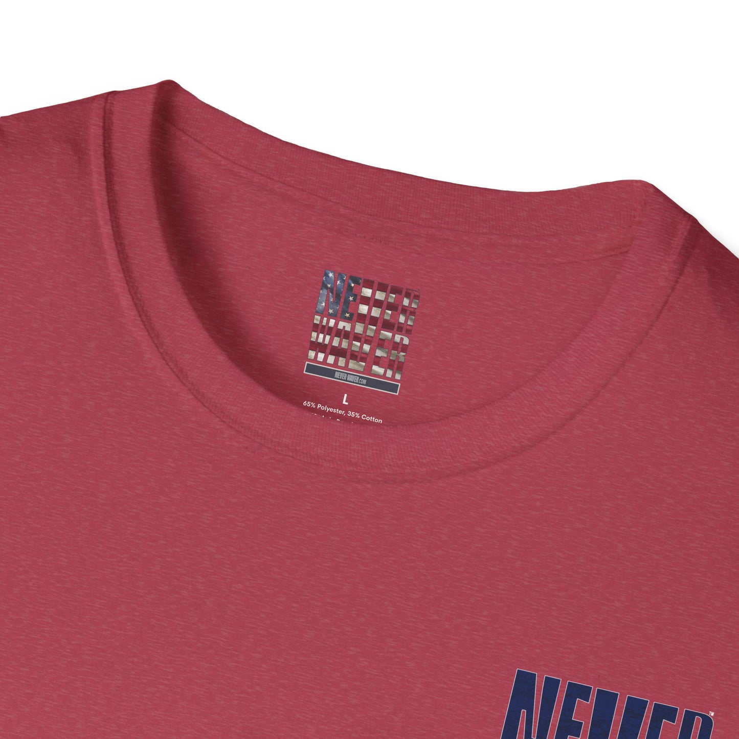 New England Fans Never Waver Unisex Softstyle T-Shirt - Never Waver