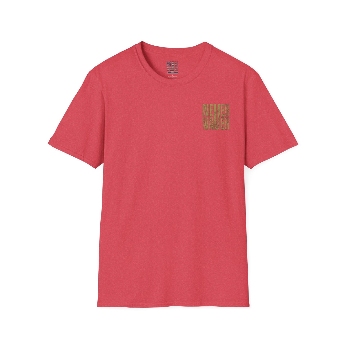 New Orleans Fans Never Waver Unisex Softstyle T-Shirt - Never Waver