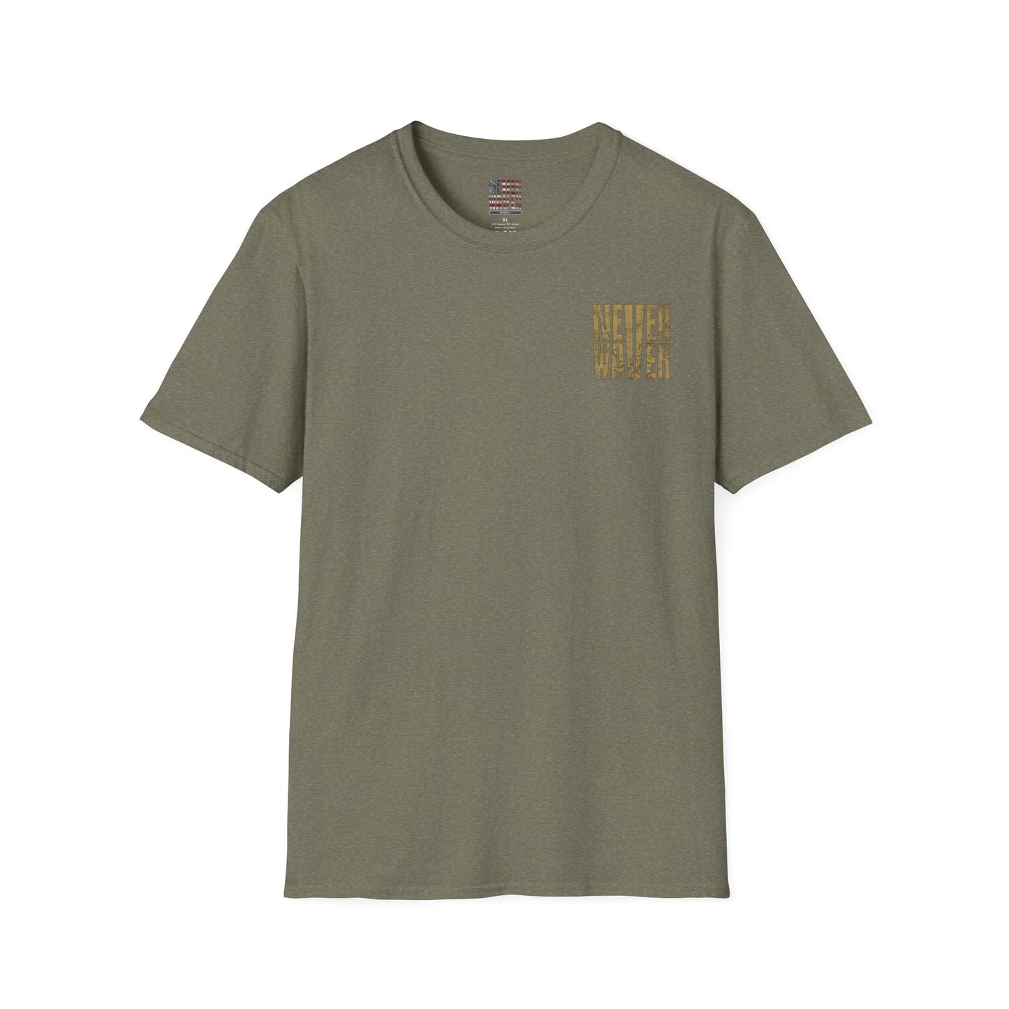 New Orleans Fans Never Waver Unisex Softstyle T-Shirt - Never Waver