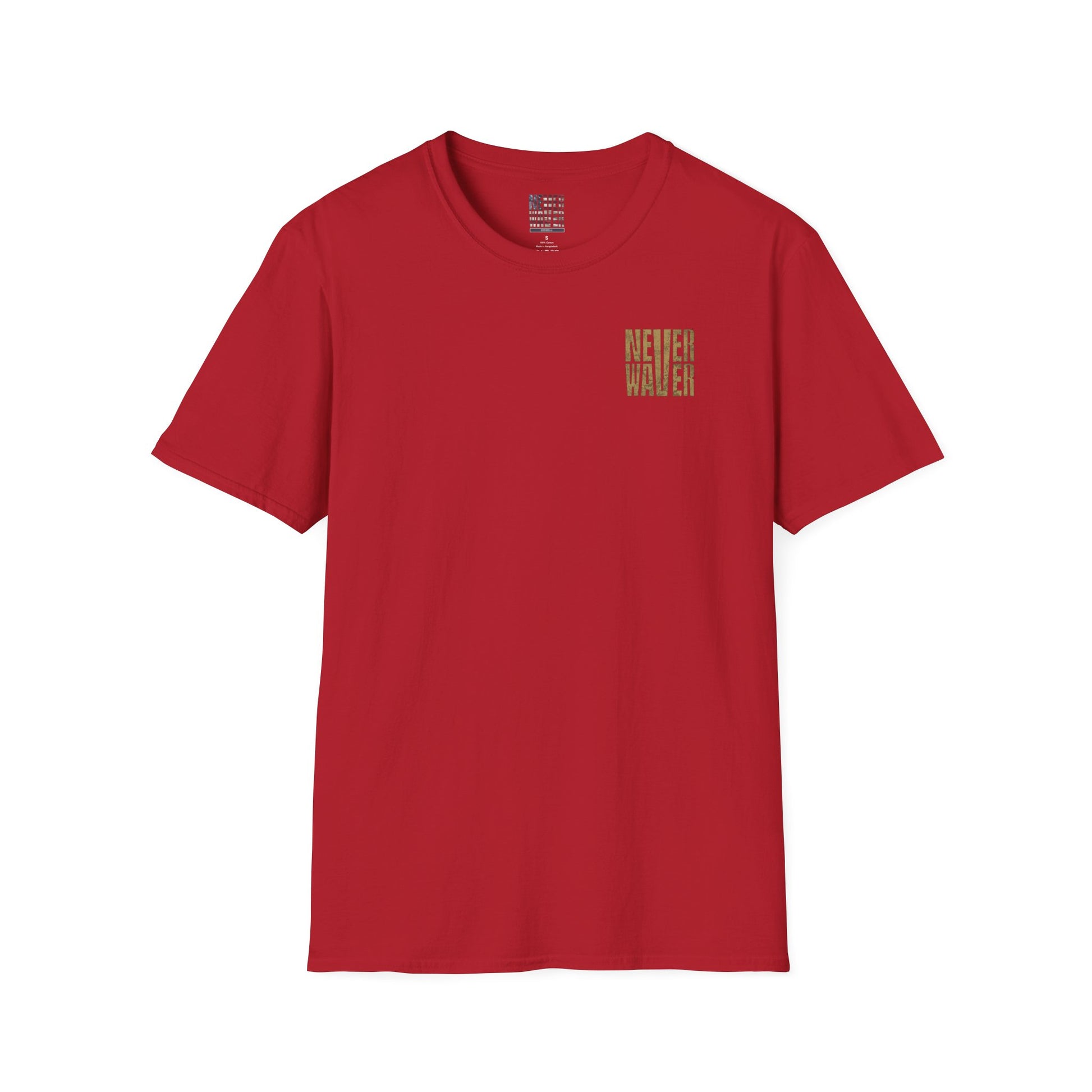 New Orleans Fans Never Waver Unisex Softstyle T-Shirt - Never Waver