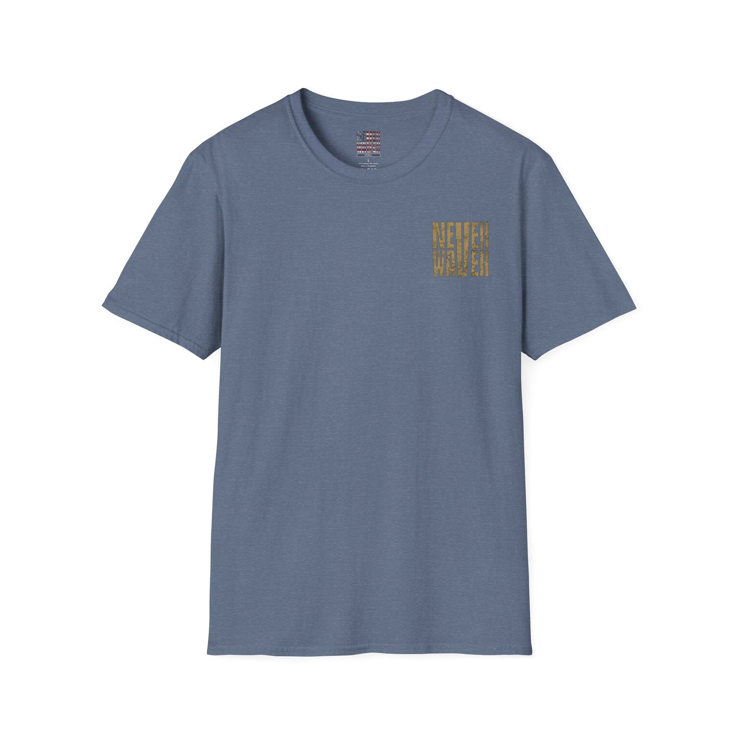 New Orleans Fans Never Waver Unisex Softstyle T-Shirt - Never Waver