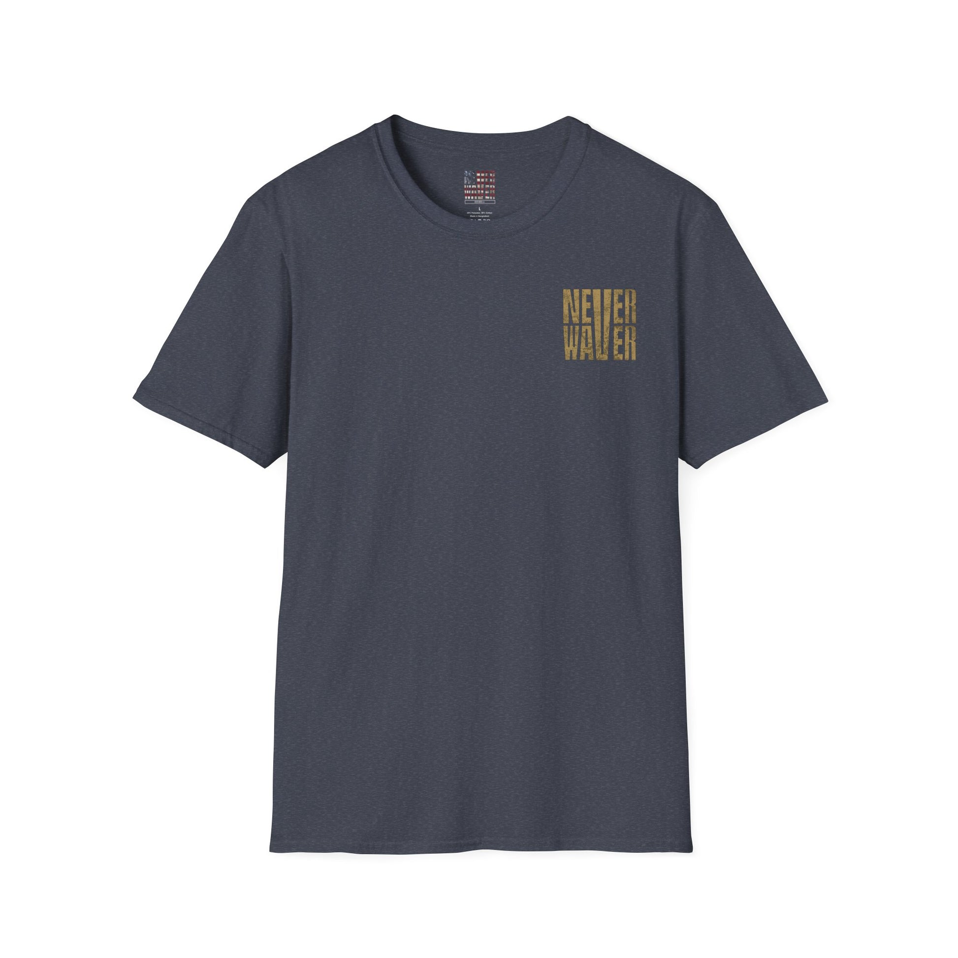 New Orleans Fans Never Waver Unisex Softstyle T-Shirt - Never Waver