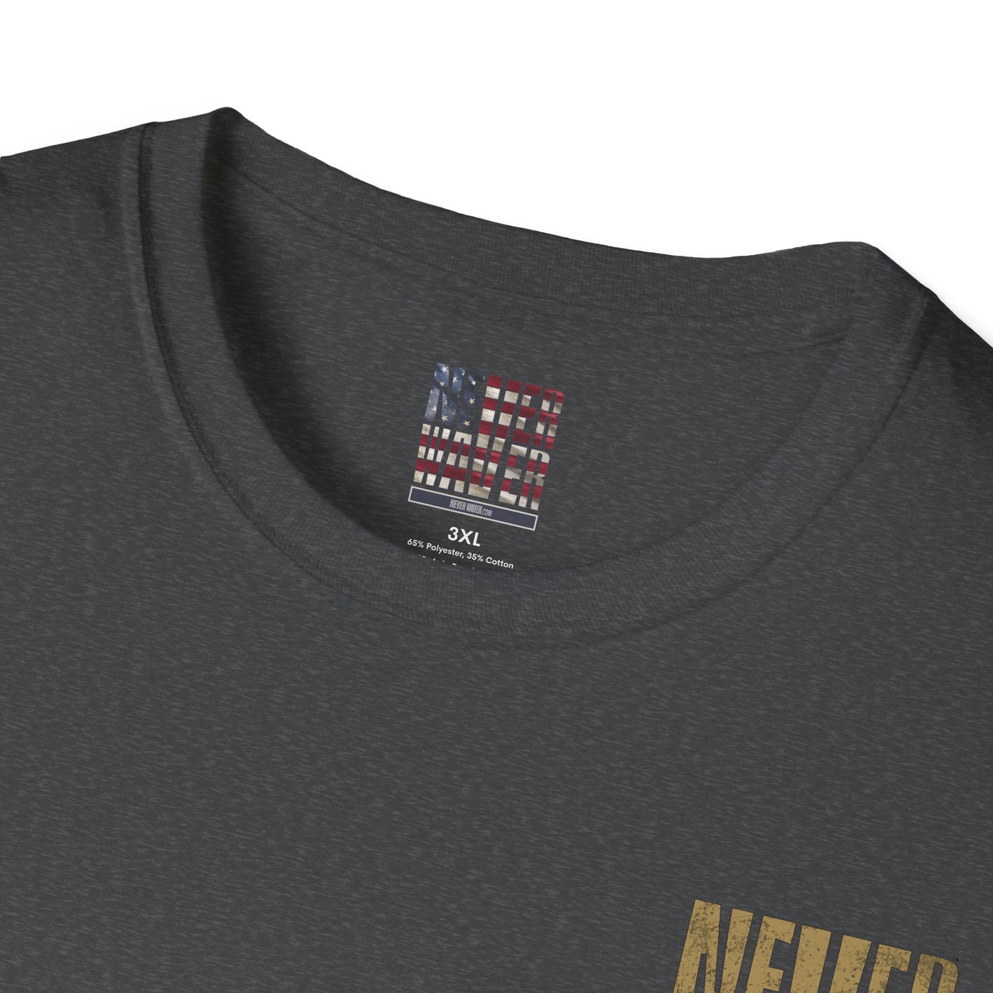 New Orleans Fans Never Waver Unisex Softstyle T-Shirt - Never Waver