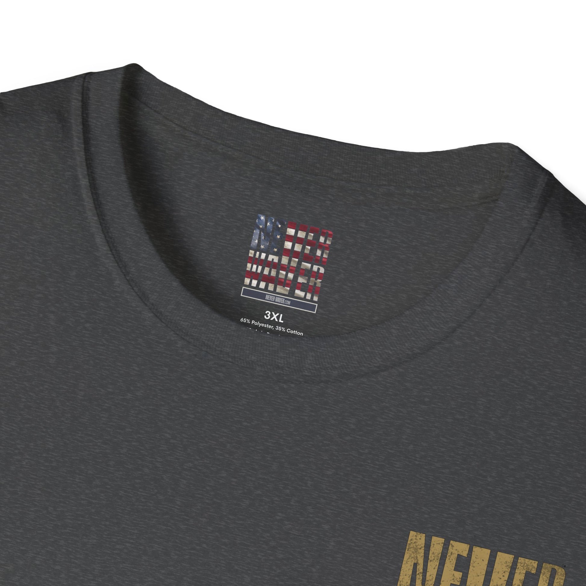 New Orleans Fans Never Waver Unisex Softstyle T-Shirt - Never Waver